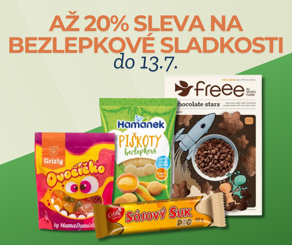 Sleva až 20 % na sladké mlsání